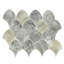 Carreau de mosaïque en verre 14,63 po x 12,13 po Seashell-45293104