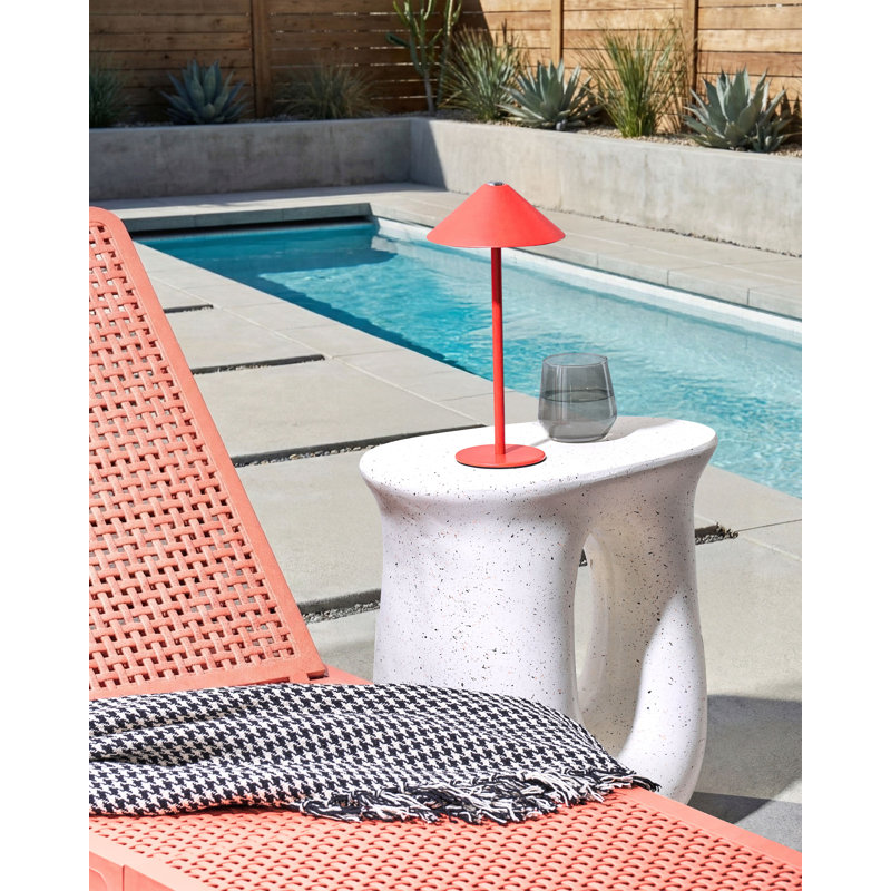 Aluminium Table Lamp, Red