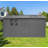 12X10 Ft Metal Garden Sheds Outdoor Storage Sheds Grey With Window-124907453