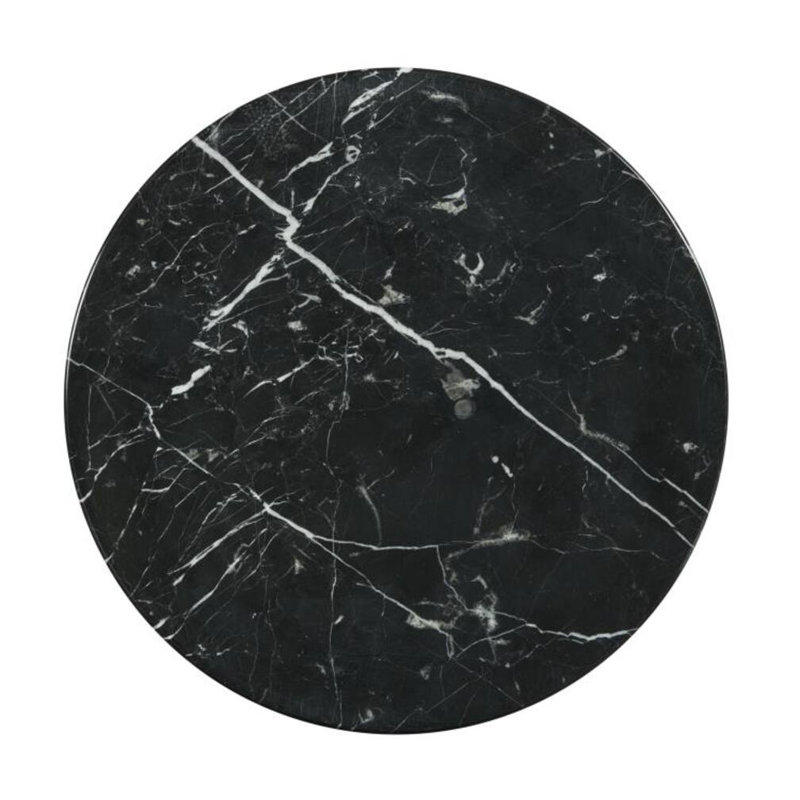 Highland House Wood Marble End Table