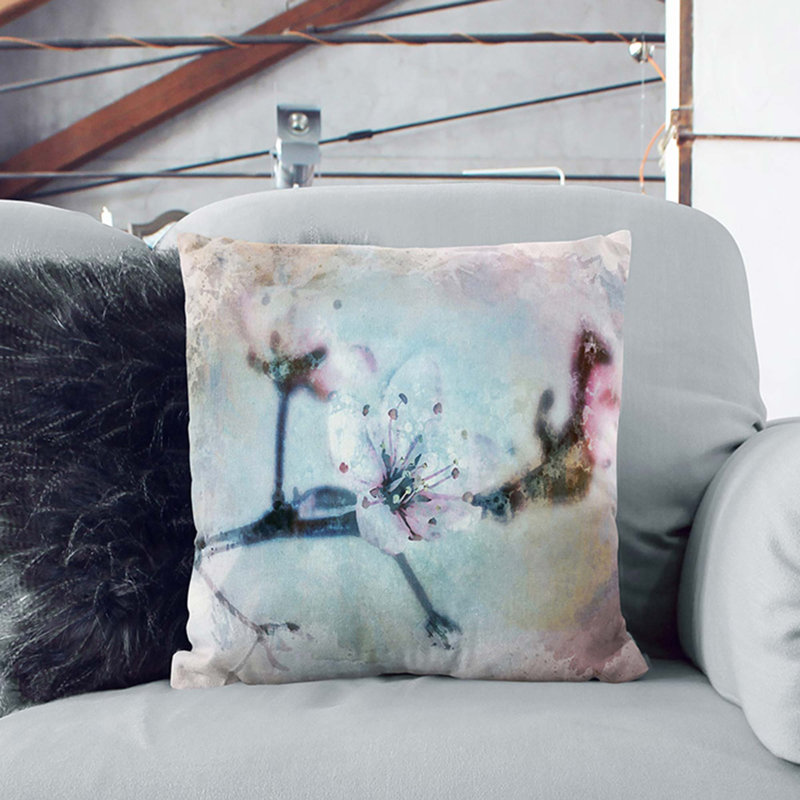 Square Throw Cushion, 40cm H x 40cm W x 15cm D