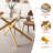 Darlene 60" Glass Dining Table Set Modern Dining Room Table Set  X-Shape Pedestal Glass Table with Dining Chairs, Dining Set for Dining Living Room-114316178-114316189-123467530
