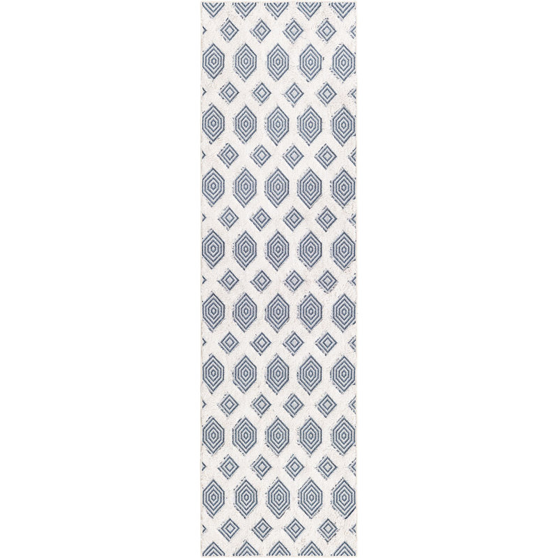 Chapdelaine Cotton Abstract Indoor Rug, Runner 2'3" x 8'