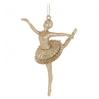 Glitter Ballerina Ornament