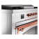 ILVE Nostalgie II Noblesse 60 in Dual Fuel Range 7 Burner, Griddle, Frenchtop