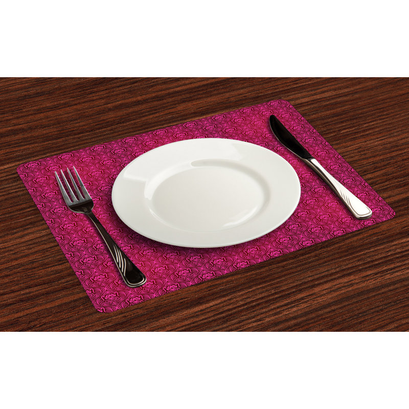 Polyester Abstract Rectangle Placemat