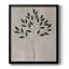 Feuilles et bois I, toile encadrée de qualité supérieure - prête à être accrochée-1894402358-1894402356