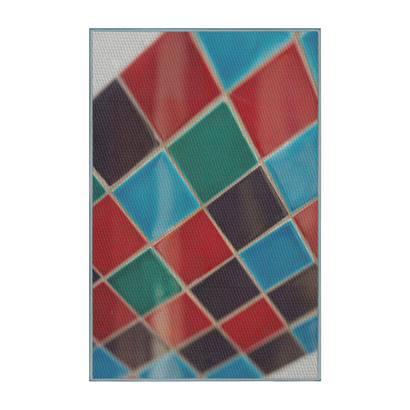 Ryckman Geometric Indoor Rug, Rectangle 6' x 9'