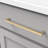 Skylight Collection Handle Pull - 8-13/16" Center to Center Cabinet Pull Brushed Golden Brass - Contemporary Hardware for Drawers & Cabinets -116983554-48357783-124282221