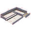 Lit plateforme simple avec rangement tapissier-490597143