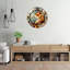 Horloge murale en verre teinté, horloge murale 24 po