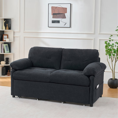 Convertible Pull-Out Queen Sleeper Sofa