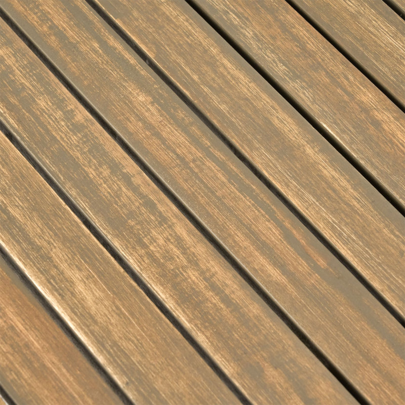 Table de salle à manger d'extérieur extensible en bois d'acacia, gris