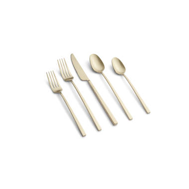 Kitcheniva Silverware Flatware Cutlery Set Of 20 - Gold, 20 Gold