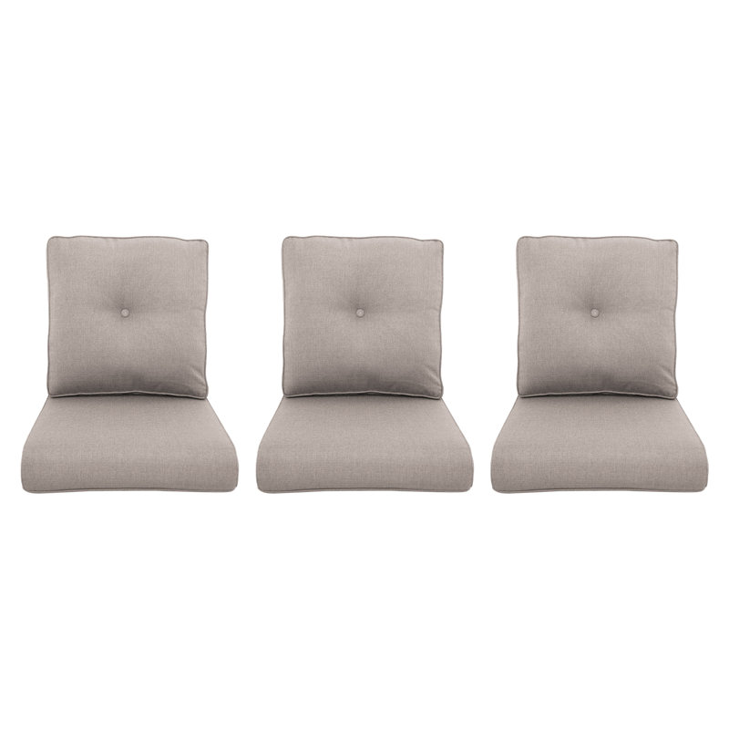 Carolina 24" X 22" Outdoor Furniture Replacement Cushions, 3, Beige