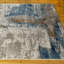 Tapis abstrait beige / bleu Sedef-309852222