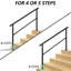 Rails à main HOMLUX pour les marches extérieures, la rampe en fer forgé, le porche et la rampe d'escalier-93389883