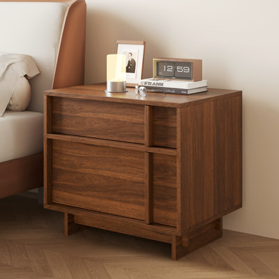 Modern Nightstand With Storage Drawer, Stylish Bedside Table For Bedroom
