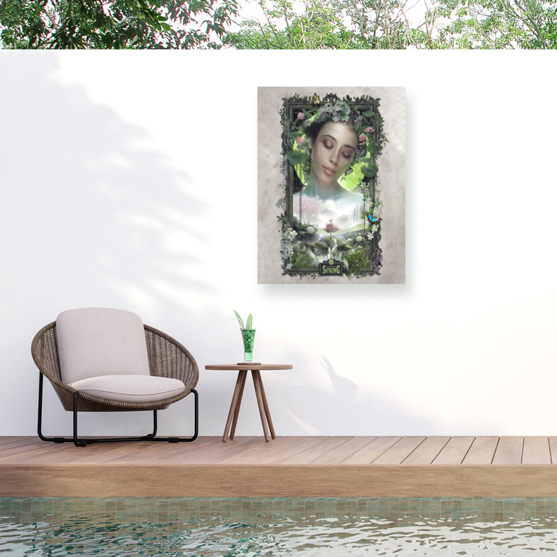 Barrett Biggers Spring Outdoor  Canvas, 14" H x 19" W