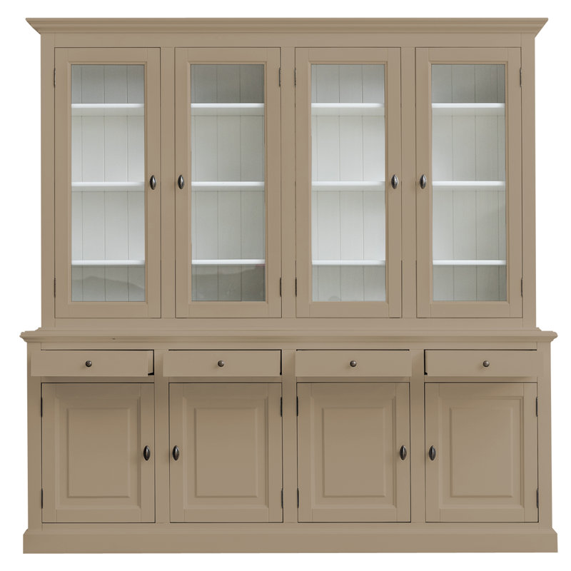 Babak Display Cabinet, Grey Beige