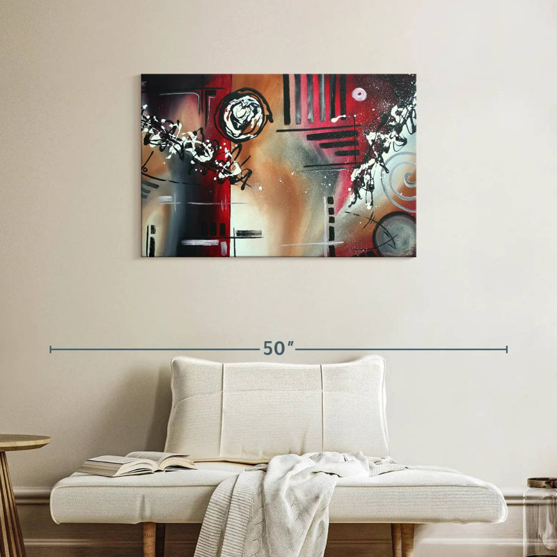 Avery Red Divinity, 24" H x 36" W