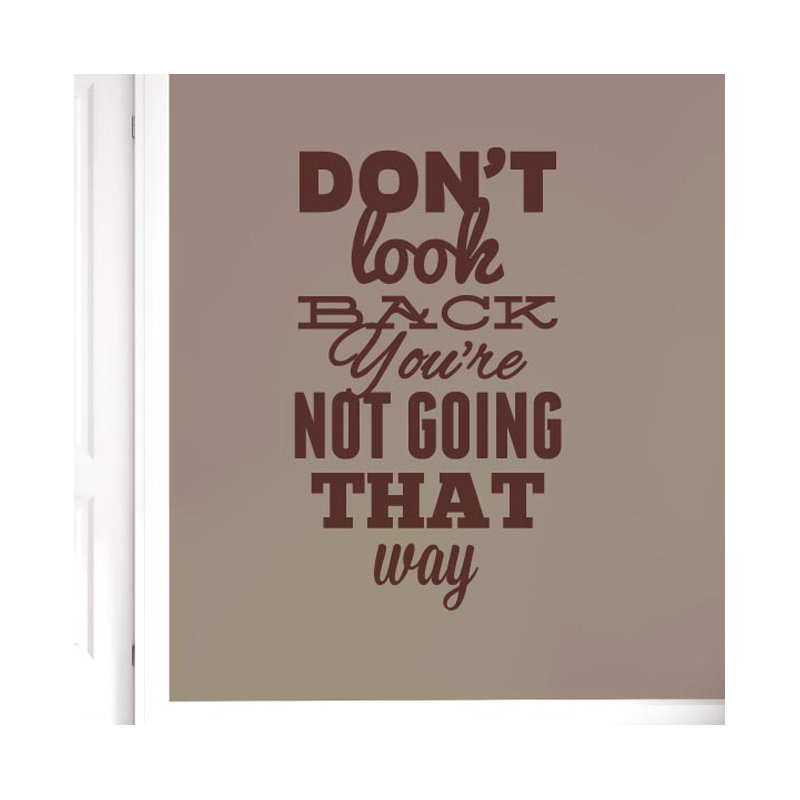 Abstract Wall Decal, Large, Brown