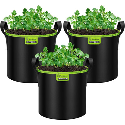 Durable Mesh Fabric AeroBase Grow Bag