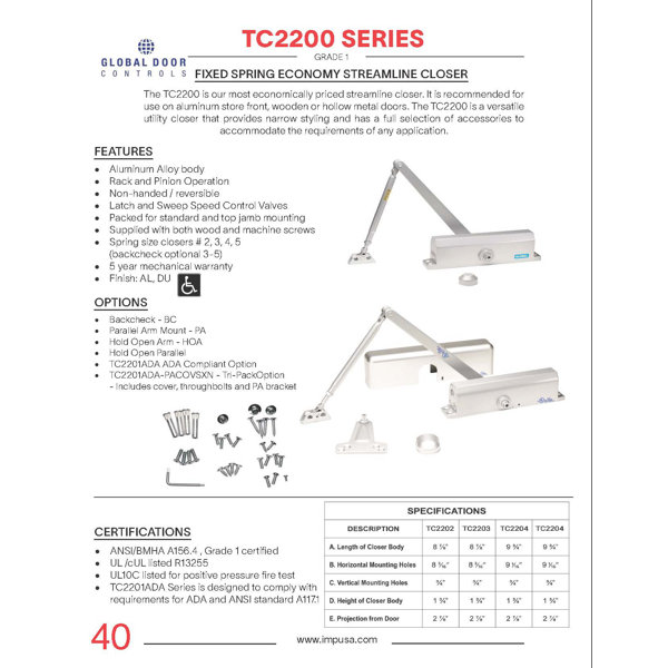 Dimensions du produit