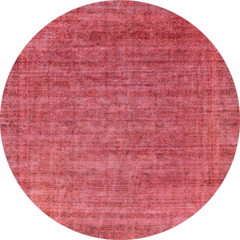 Aoibheann Abstract Indoor Rug, Round 7'