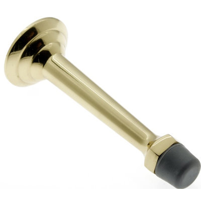Solid Brass Ring Baseboard Stop