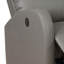 Fauteuil inclinable électrique SEAN - Détente après le travail et sieste, pour étude / détente à domicile, commande à bouton-poussoir et port USB, revêtement en cuir durable infusé