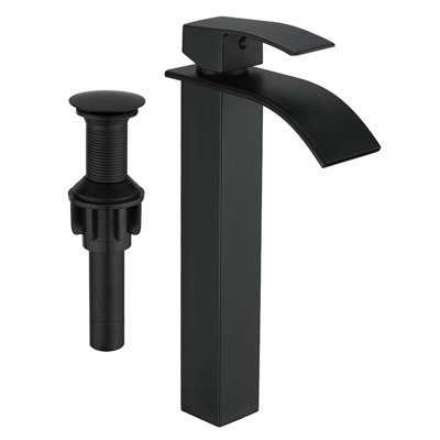 Single-handle Bathroom Faucet with Drain Assembly