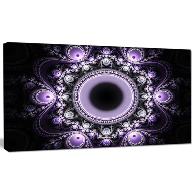 « motif mauve léger avec cercles », impression sur toile