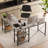 Nedyo 95.2" W Reversible L-Shaped Computer Desk with Shelves -18074272