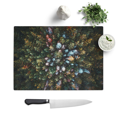 Glass Forest Arrangement Chopping Board