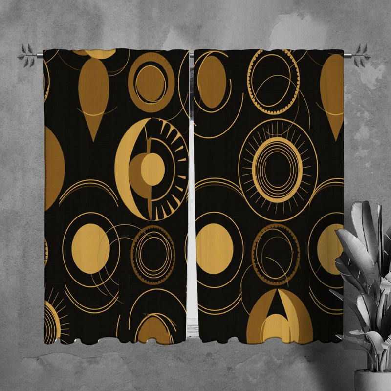 Mychal Room Darkening Curtain Pair, 20" W x 61" L