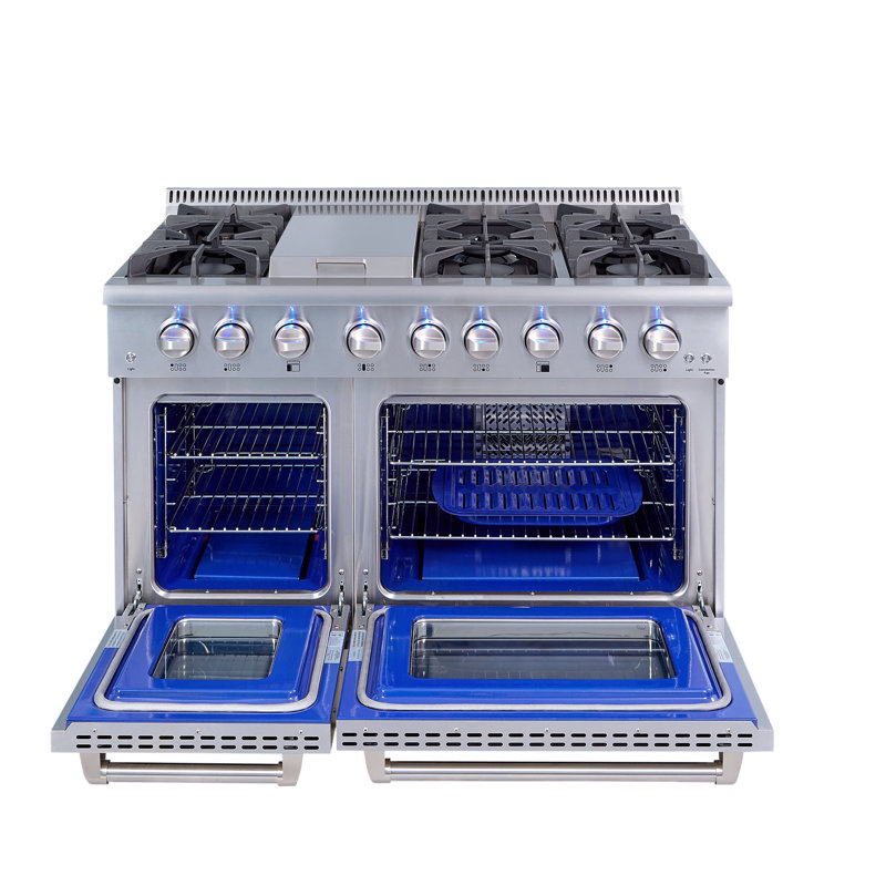 Gaz autoportant au propane 48 po 6,7 pi³ avec plaque chauffante au propane