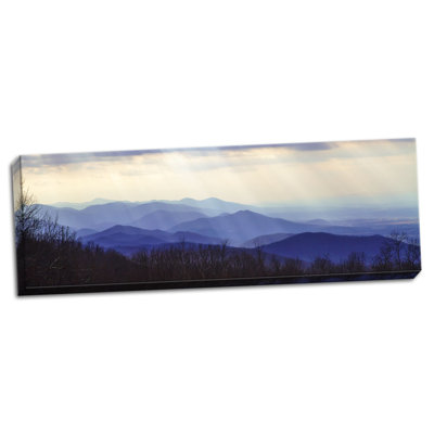 'Blue Ridge Winter I' Photographic Print on Wrapped Canvas
