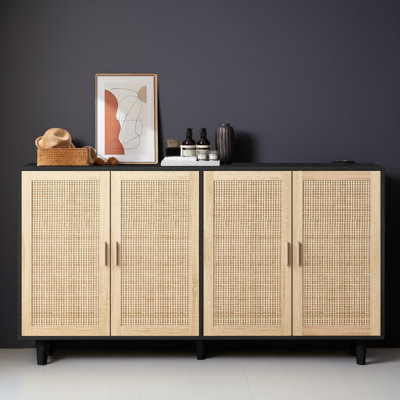 62" Console Table Entryway Sideboard for Hallway Living Room