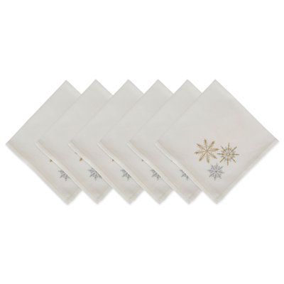 Shorey Cotton Embroidered Square Napkin