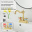 Robinet de lavabo de salle de bain 4 "avec drain Centreset-106847028