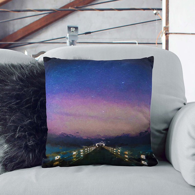 Square Throw Cushion, 40cm H x 40cm W x 15cm D