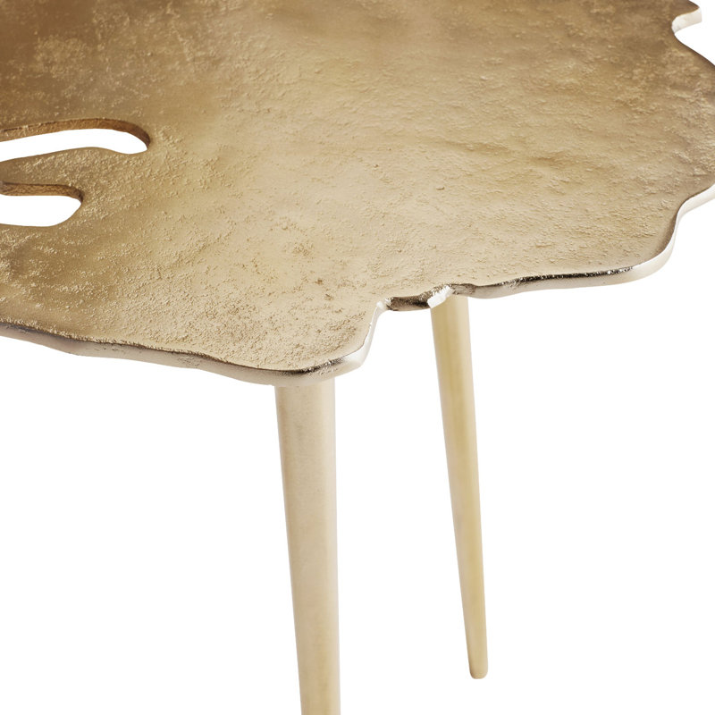 Atlas Coffee Table, 18" H x 42" L x 16" W, Aged Gold