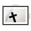 «Christian Cross Bible Scripture», impression sur bois encadrée
