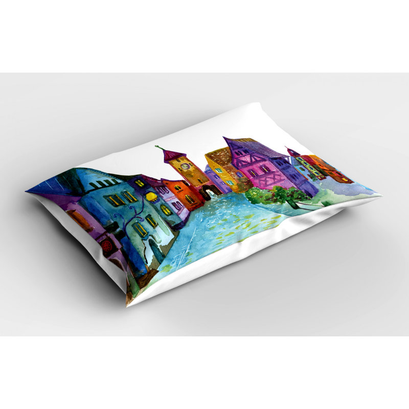 Polyester Toile Sham Set, Queen