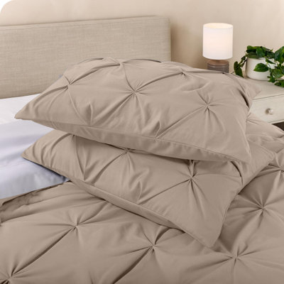Microfiber Solid Colour Duvet Cover Set with Pillowcases