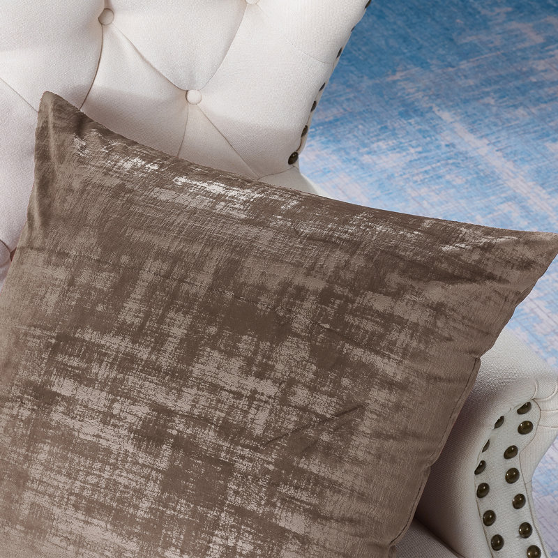 Square Euro Cushion Cover, Brown