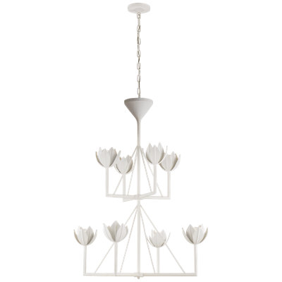Julie Neill Alberto Medium Two Tier Chandelier