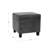 Pyp Square Storage Ottoman, 18 Inch Rich Faux Leather-112777747-112777746