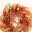 Grande couronne de tournesol 24 po Farmhouse
